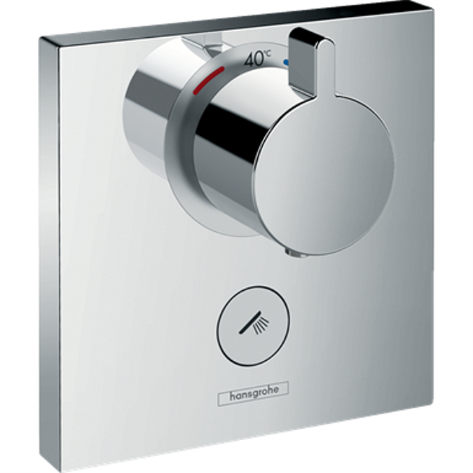 ShowerSelect Thermostat HighFlow Unterputz für 1 Verbraucher und einen zusätzlichen Abgang 15761000