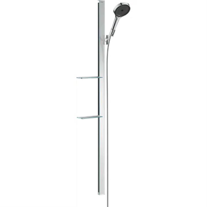 Rainfinity Shower set 130 3jet EcoSmart 9 l/min with shower bar 150 cm and soap dish