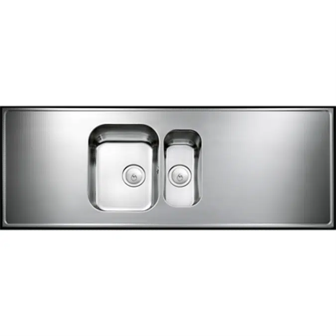INTRA Atlantic kitchen sink G 16R incl plugs & water trap