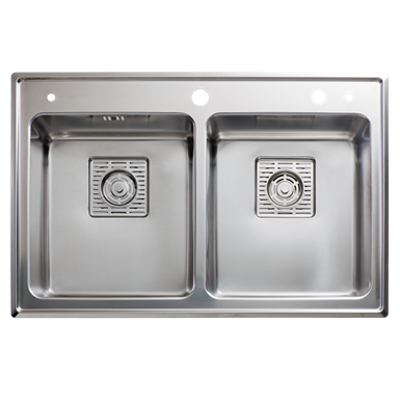 รูปภาพสำหรับ INTRA Frame kitchen sink FR78D, incl pop-up waste & water trap