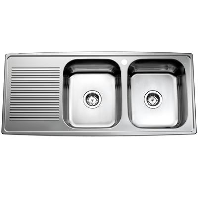 Image for INTRA Horizon kitchen sink HZD1120DR, incl waste & water trap