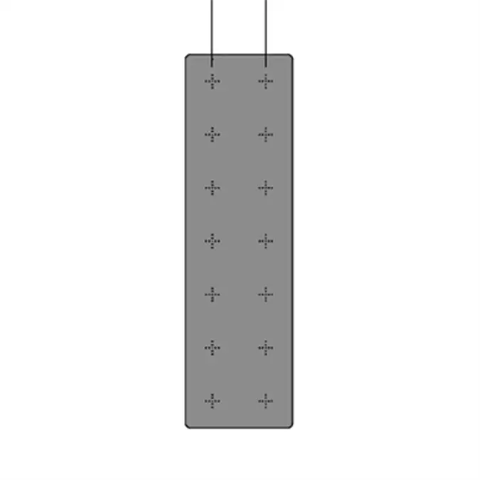 BIM objects - Free download! Combo Cross 600x2100 Perforated cross ...
