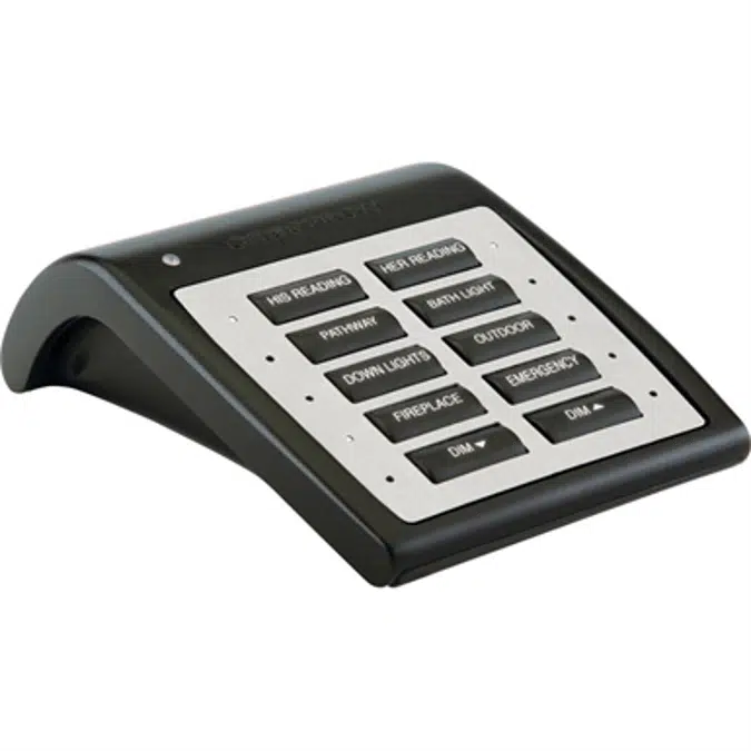 HTT-B10EX-B-T - Wireless Tabletop Keypad w/infiNET EX®, black textured