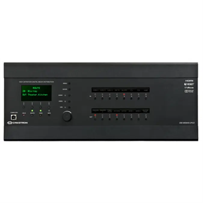 DM-MD8X8-CPU3 - 8x8 DigitalMedia™ Switcher