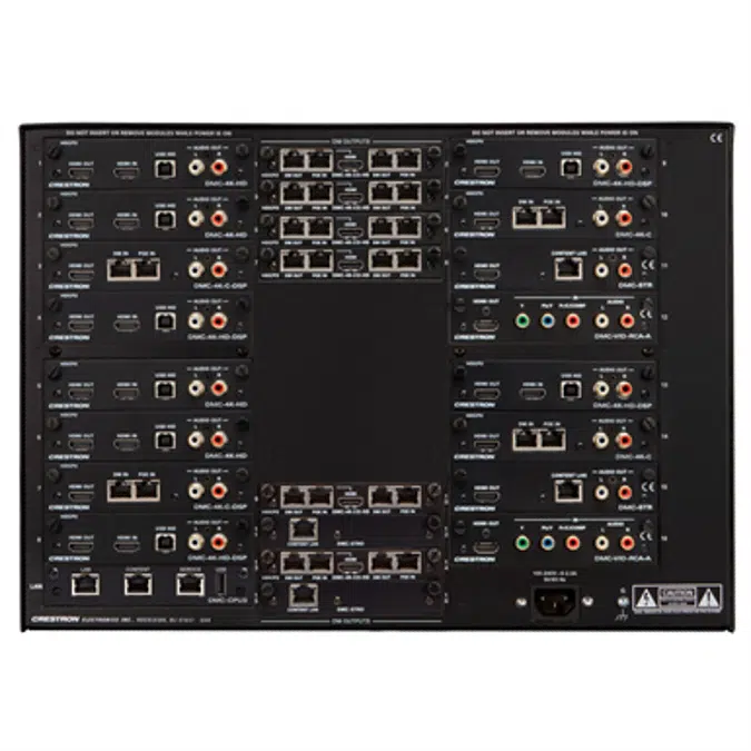 DM-MD16X16-CPU3-RPS - 16x16 DigitalMedia™ Switcher with Redundant Power Supplies