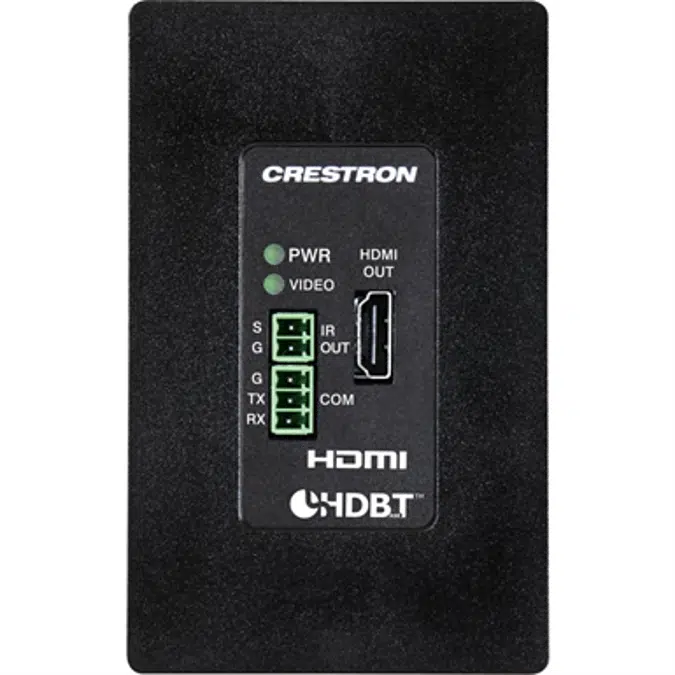 DM-RMC-4K-100-C-1G - Wall Plate 4K DigitalMedia 8G+® Receiver & Room Controller 100