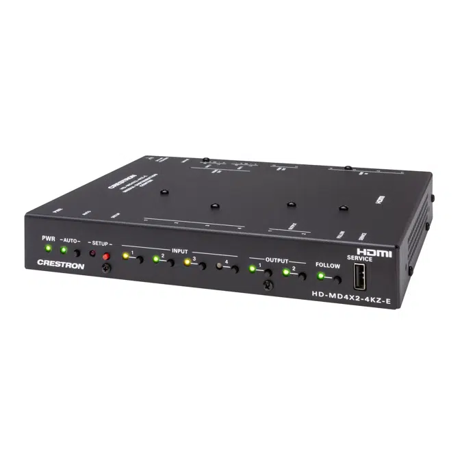 HD-MD4X2-4KZ-E - 4x2 4K60 4:4:4 HDR AV Switcher