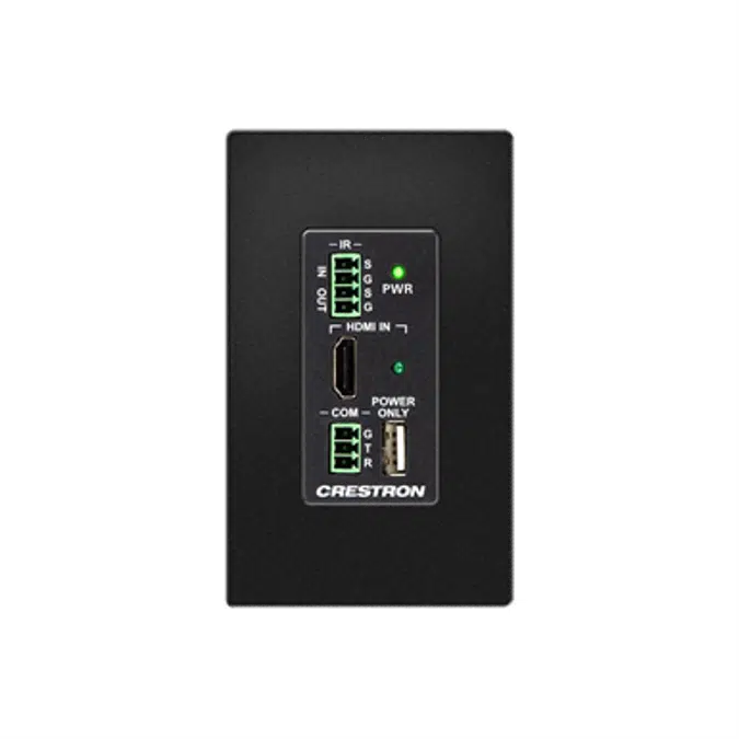 HD-TXC-101-C-1G-E - DM Lite – HDMI® over CATx Transmitter w/IR & RS-232, Wall Plate