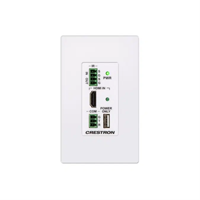 HD-TXC-101-C-1G-E - DM Lite – HDMI® over CATx Transmitter w/IR & RS-232, Wall Plate