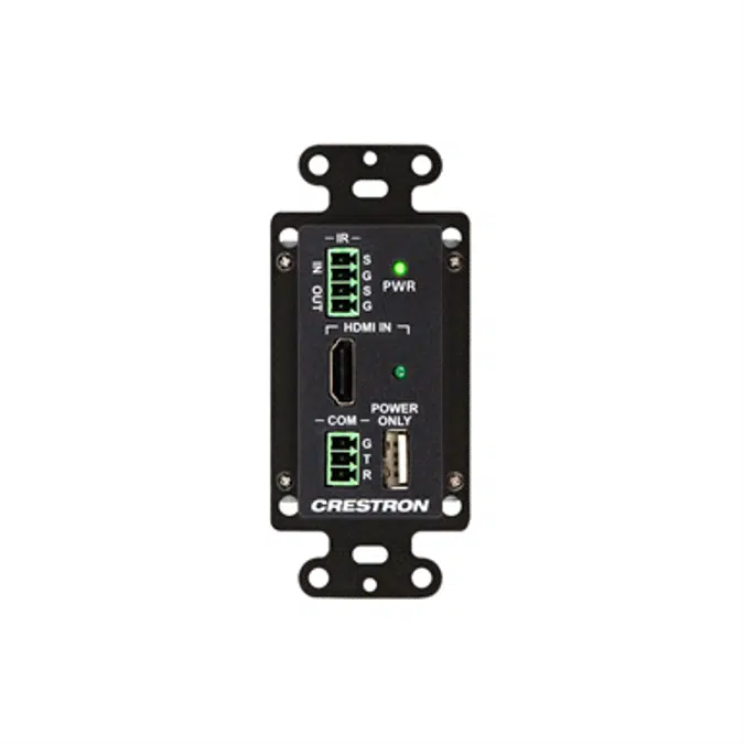 HD-TXC-101-C-1G-E - DM Lite – HDMI® over CATx Transmitter w/IR & RS-232, Wall Plate