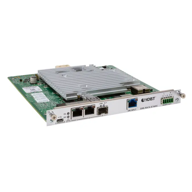 DM-NVX-E760C - DM NVX® 4K60 4:4:4 HDR Network AV Encoder Card with DM® Input