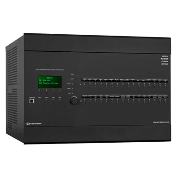 DM-MD16X16-CPU3 - 16x16 DigitalMedia™ Switcher