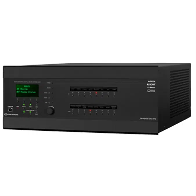 DM-MD8X8-CPU3-RPS - 8x8 DigitalMedia™ Switcher with Redundant Power Supplies