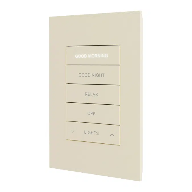 HZ2-KPEX - Horizon® 2 In-Wall Keypad with infiNET EX® Wireless Communication, 120 VAC