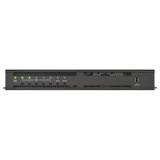 HD-RX-4K-510-C-E-SW4 - 4K Multiformat 5x1 AV Switch and Receiver with 4-Port Ethernet Switch