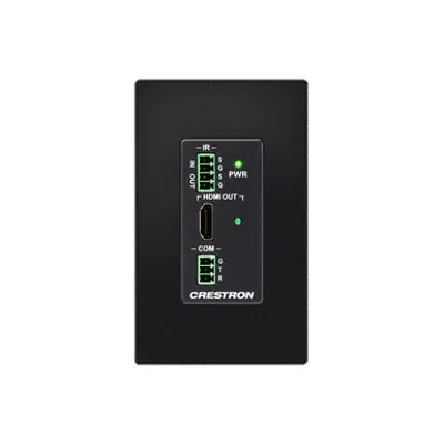 Image for HD-RXC-101-C-1G-E - DM Lite – HDMI® over CATx Receiver w/IR & RS-232, Wall Plate