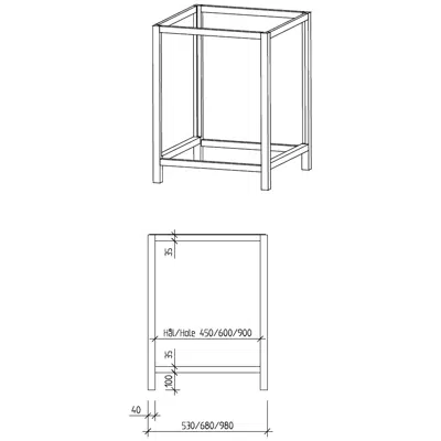 Image for MSTU-1 Stand for 1 base unit