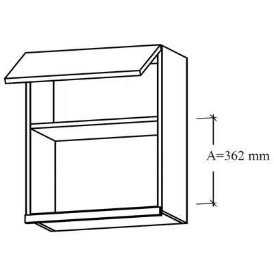 รูปภาพสำหรับ LOMN- Wall unit for integrated microwave oven