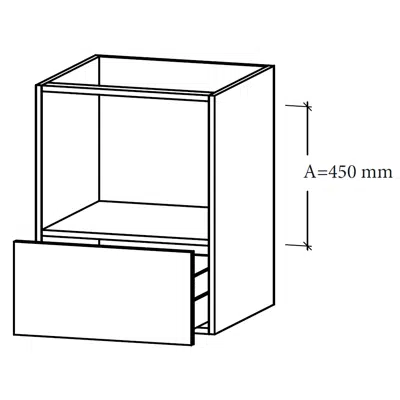 M-GLM Cabinet for microwave oven图像