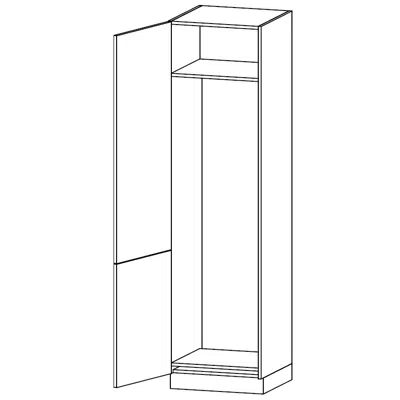 รูปภาพสำหรับ SK12-60 Tall unit for fully integrated fridge/freezer