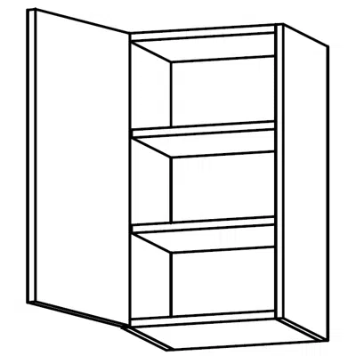 รูปภาพสำหรับ LO- Wall unit with two shelves