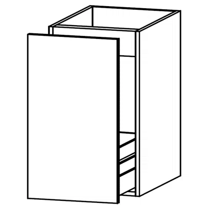 M-DS0 Cabinet with 1 extra tall drawer图像