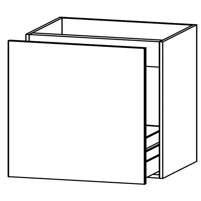 M-DS0 Cabinet with 1 extra tall drawer