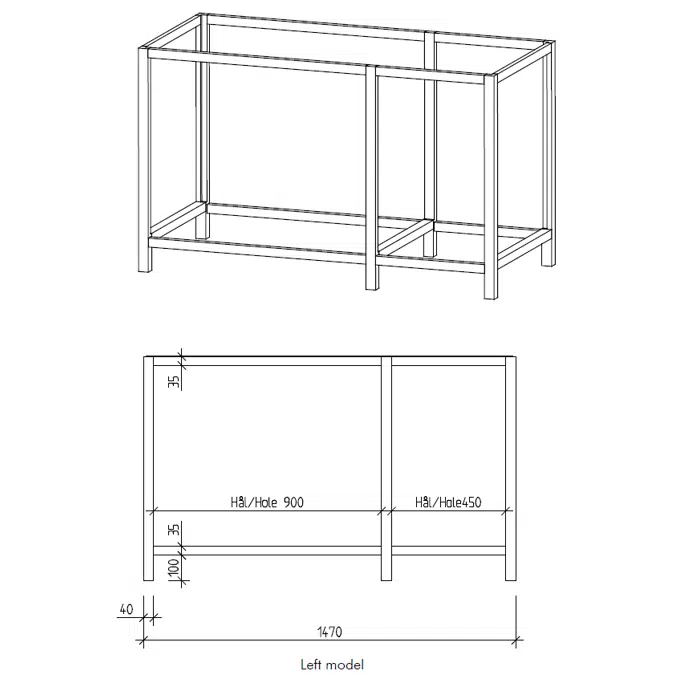 Kitchen Module stand MSTU-2