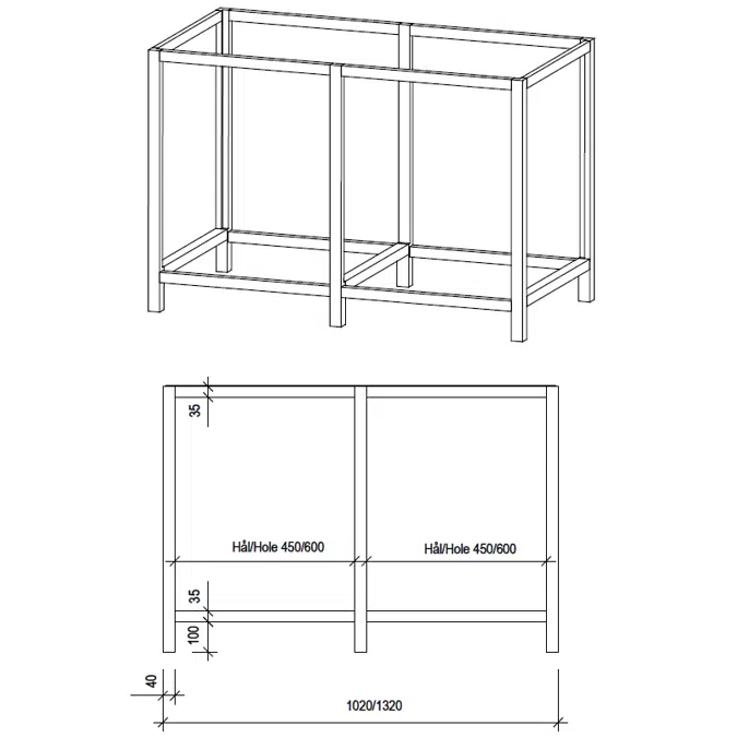 MSTU-2  Stand for 2 base unit