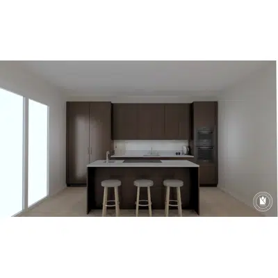 Image for Lindö Art Kitchen with island 