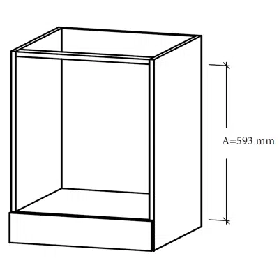 M-GU Cabinet for oven图像