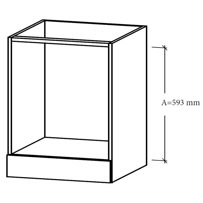 M-GU Cabinet for oven