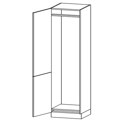 รูปภาพสำหรับ LK12-60 Tall unit for fully integrated fridge/freezer
