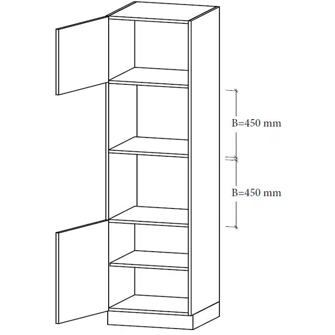 Kitchen Module tall unit M-LMM1-60