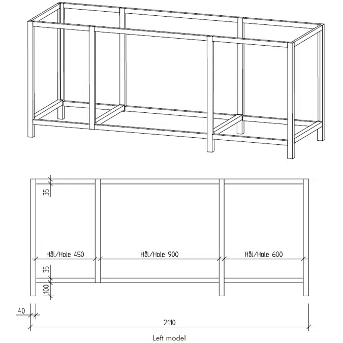 MSTU-3  Stand for 3 base unit