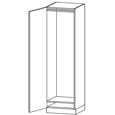 imagen para LK16-60 Tall unit for fully integrated fridge/freezer