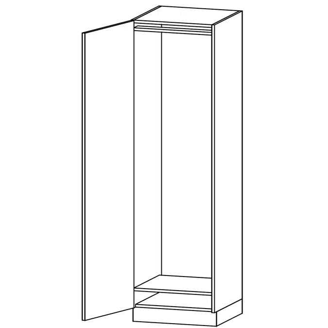 LK16-60 Tall unit for fully integrated fridge/freezer