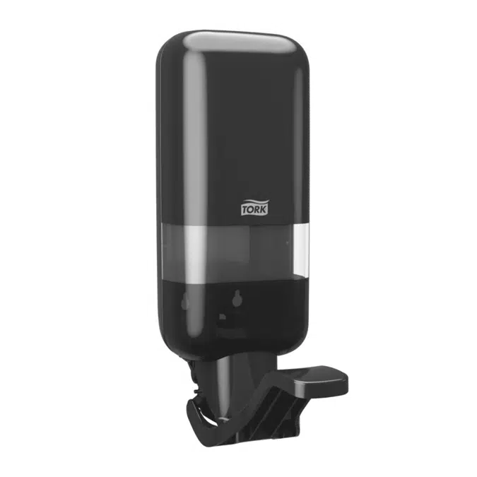 Tork Soap and Sanitiser Dispenser with Arm Lever, Black