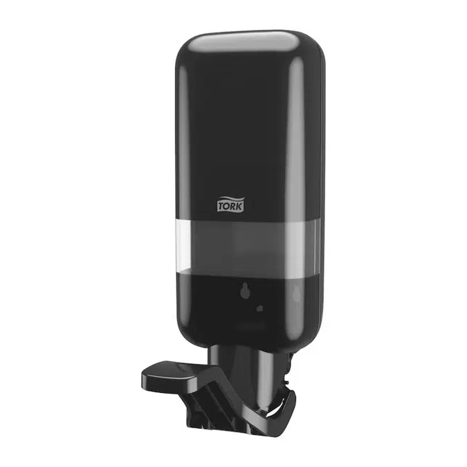 Tork Soap and Sanitiser Dispenser with Arm Lever, Black