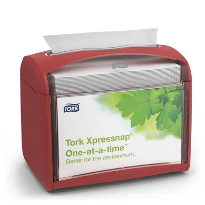 Image for Tork Xpressnap® Tabletop Napkin Dispenser Red