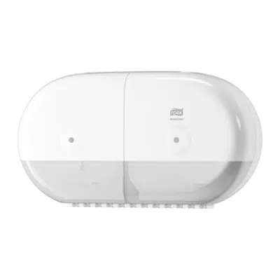 Tork SmartOne Twin Mini Toilet Roll Dispenser 图像