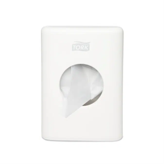 Sanitary Towel Bag Dispenser, White