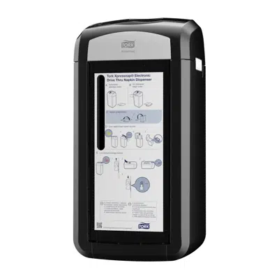 画像 Tork Xpressnap® Electronic Drive Thru Napkin Dispenser - Wall Mounted