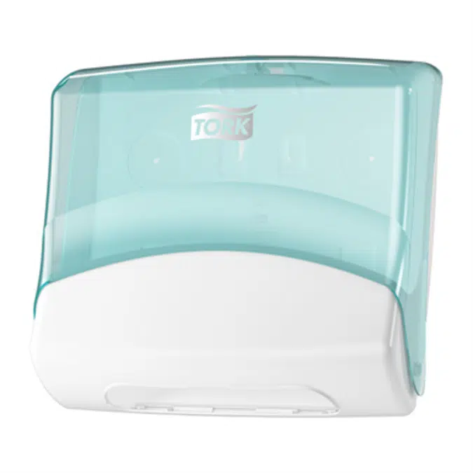 Tork Folded Wiper/Cloth Dispenser White/Turquoise