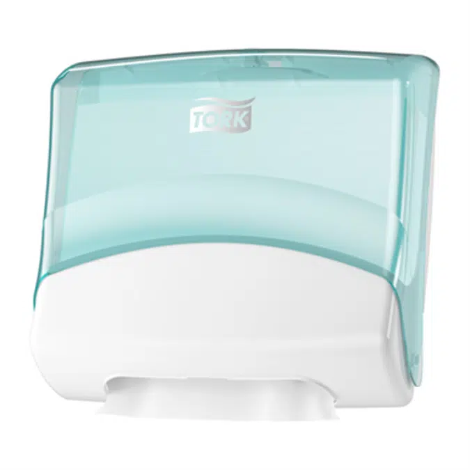 Tork Folded Wiper/Cloth Dispenser White/Turquoise