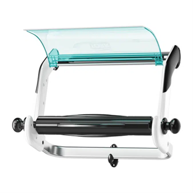 Tork Wall Stand White/Turquoise