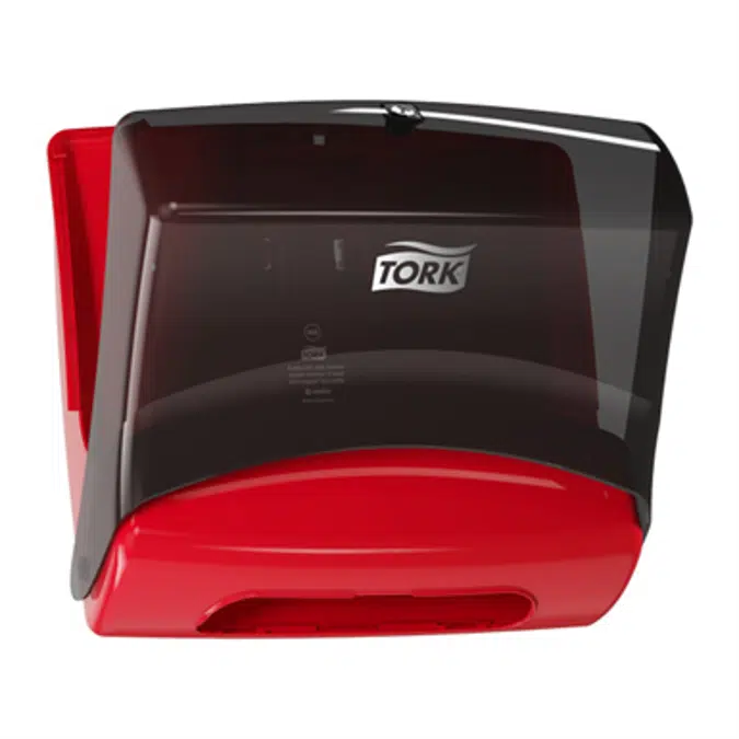 Tork Folded Wiper/Cloth Dispenser Red/Black