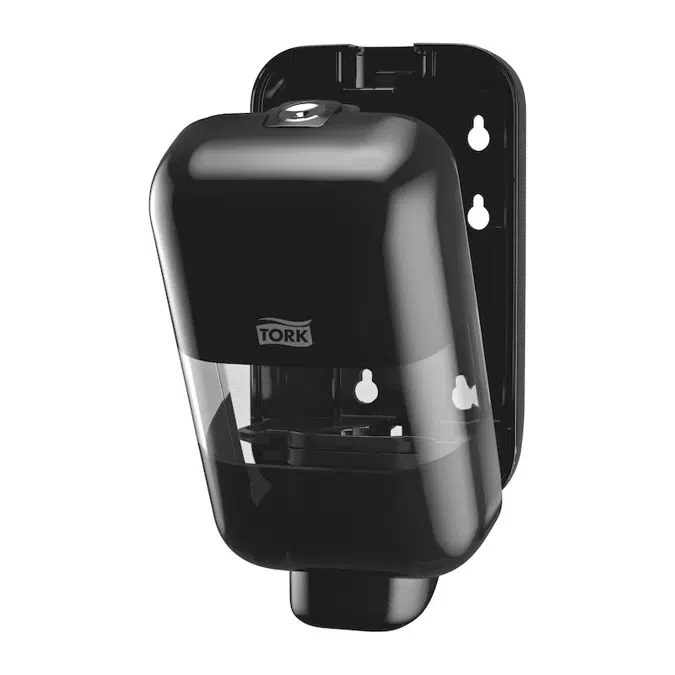 Tork Mini Soap and Sanitiser Dispenser, Black