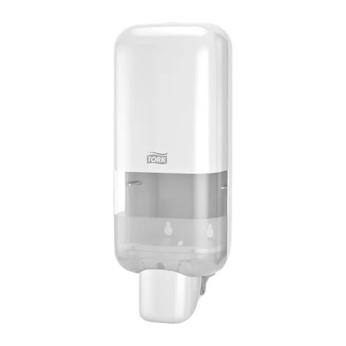 Tork Soap and Sanitiser Dispenser, White