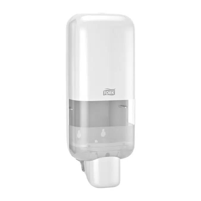 Tork Soap and Sanitiser Dispenser, White